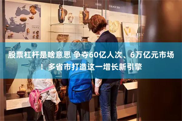 股票杠杆是啥意思 争夺60亿人次、6万亿元市场！多省市打造这一增长新引擎