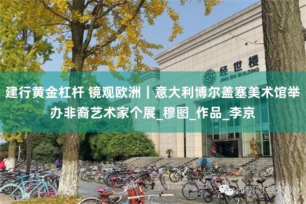 建行黄金杠杆 镜观欧洲｜意大利博尔盖塞美术馆举办非裔艺术家个展_穆图_作品_李京