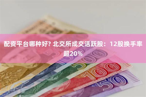 配资平台哪种好? 北交所成交活跃股：12股换手率超20%