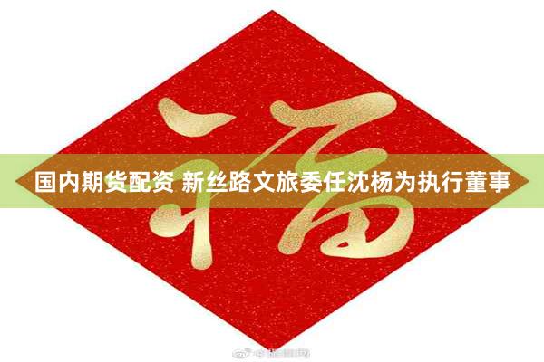 国内期货配资 新丝路文旅委任沈杨为执行董事