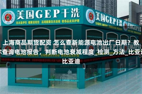 上海商品期货配资 怎么查新能源电池出厂日期？教你查询电池报告，判断电池衰减程度_检测_方法_比亚迪