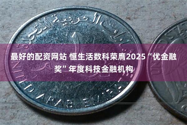 最好的配资网站 恒生活数科荣膺2025“优金融奖”年度科技金融机构